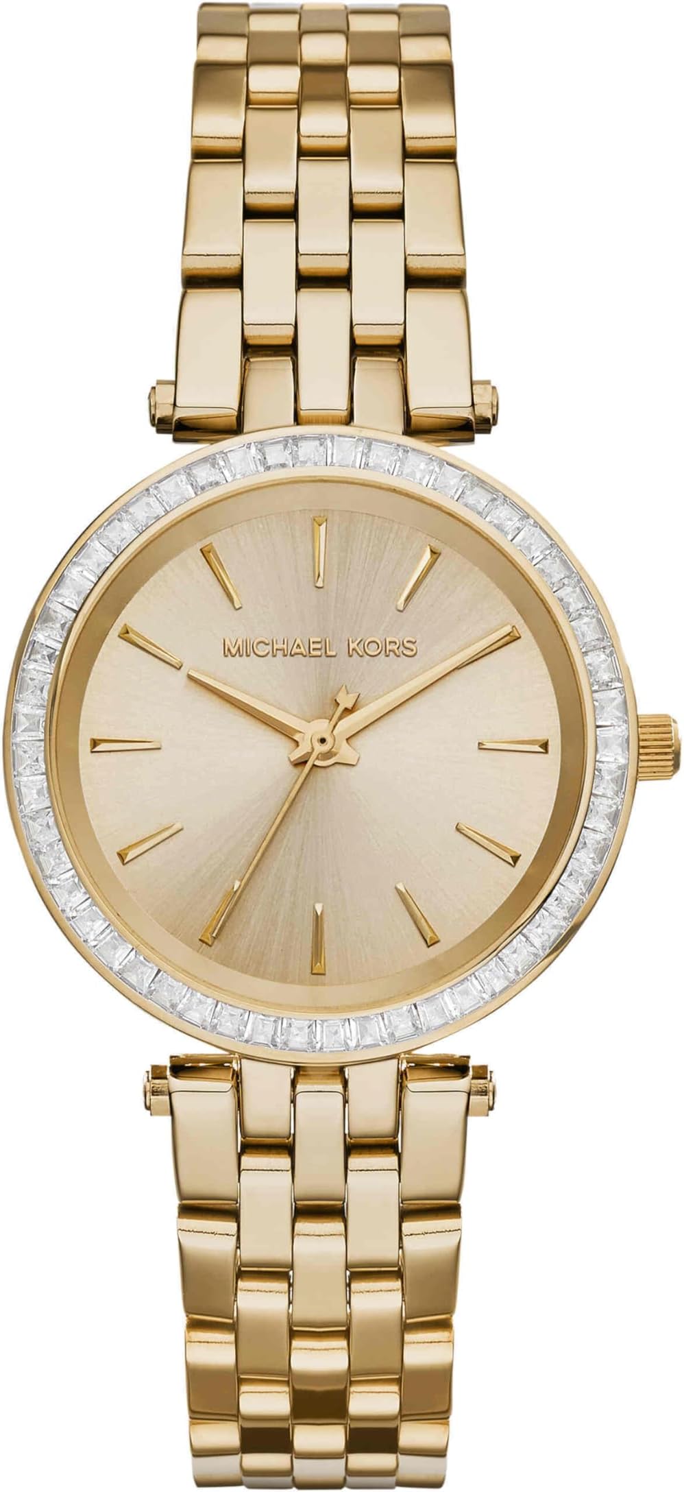Darci Watch for Women, Gold Tone Quartz Three Hand Movement with Stainless Steel Strap