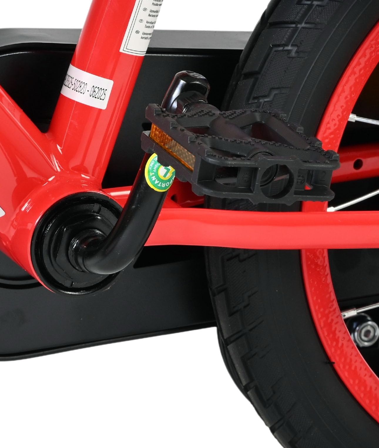 Volare Spider-Man Kinderfahrrad 14 Zoll | 3,5–5 Jahre | Hand- & Rücktrittbremse, Stützräder, Kettenschutz, Reflektoren | Verstellbarer Sattel | Geschenk für Jungen & Mädchen