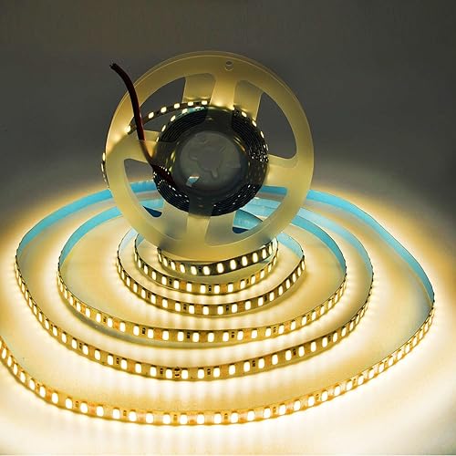 Miniatura 17 de Tira de luces LED, DC12V 5m/16.4ft regulable SMD 5730 (5630 actualizado) Super brillante 600LEDs 28000LM tira de luces LED no impermeable, 2 veces