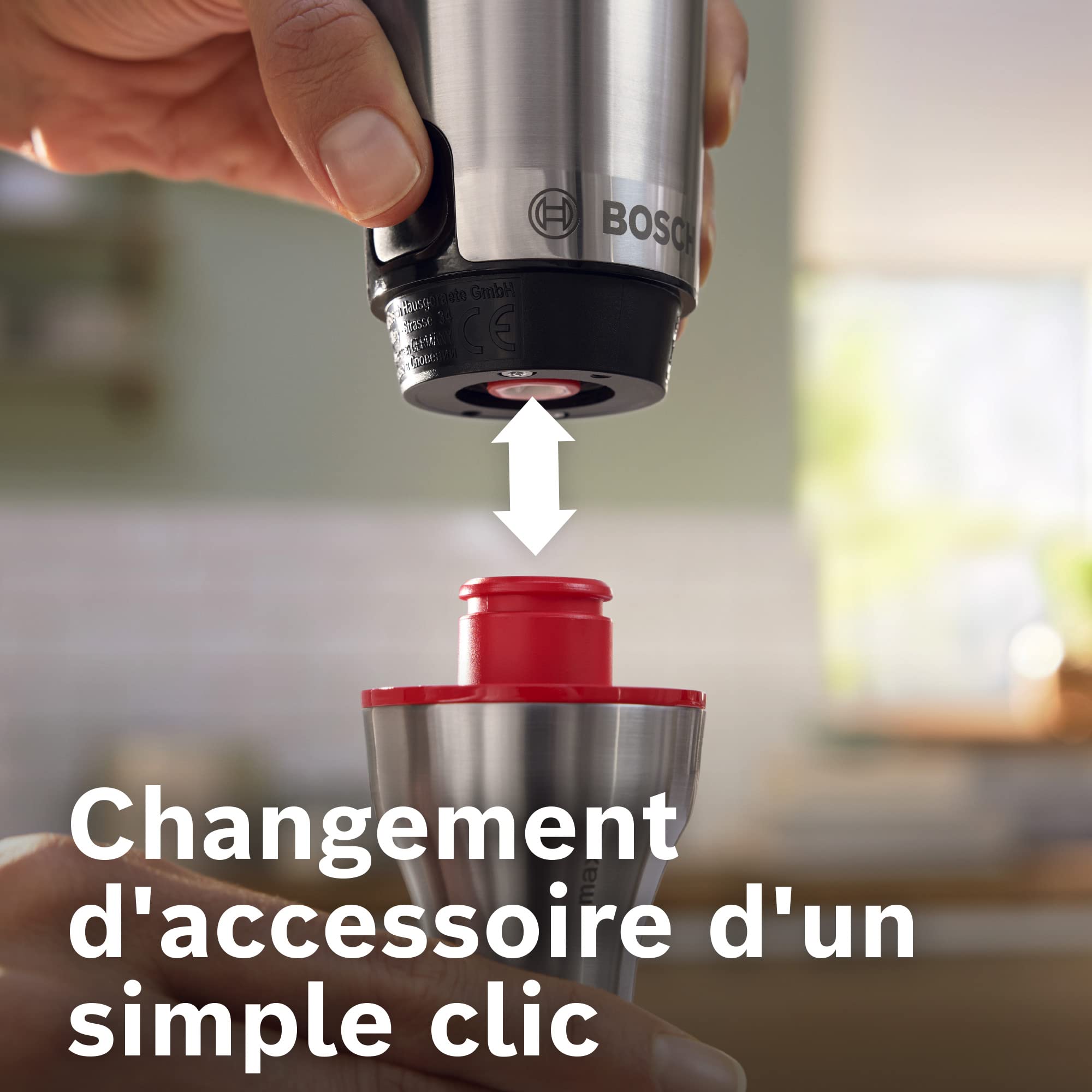 Bosch MSM6M810 ErgoMaster Série 6 - Mixeur plongeant, Bol mélangeur gradué
