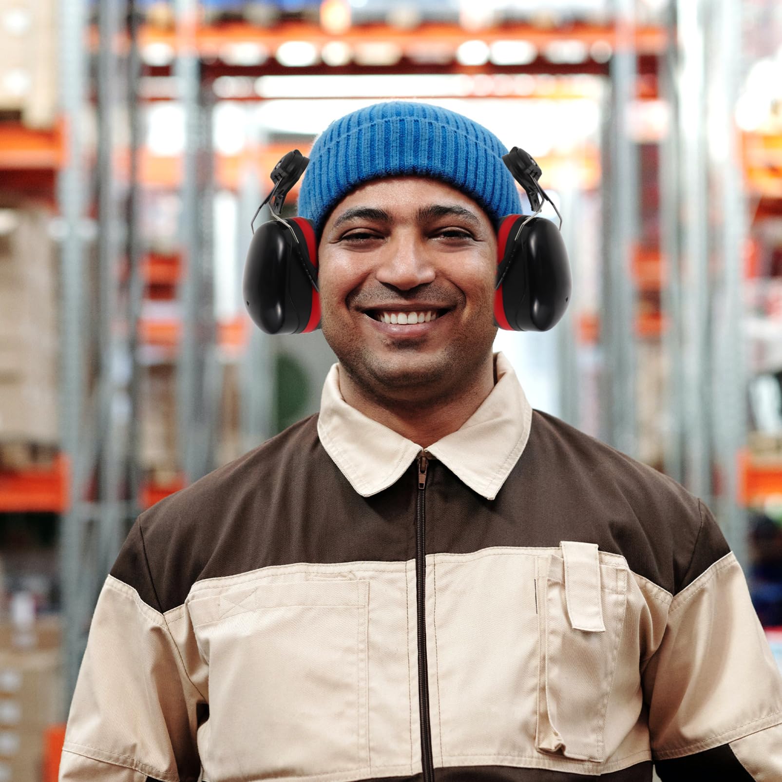 UKCOCO 3pares Auriculares De Protección Ajustables Adultos Orejeras De Seguridad Cancelación De Earmuffs Para Industrial y Jardinería