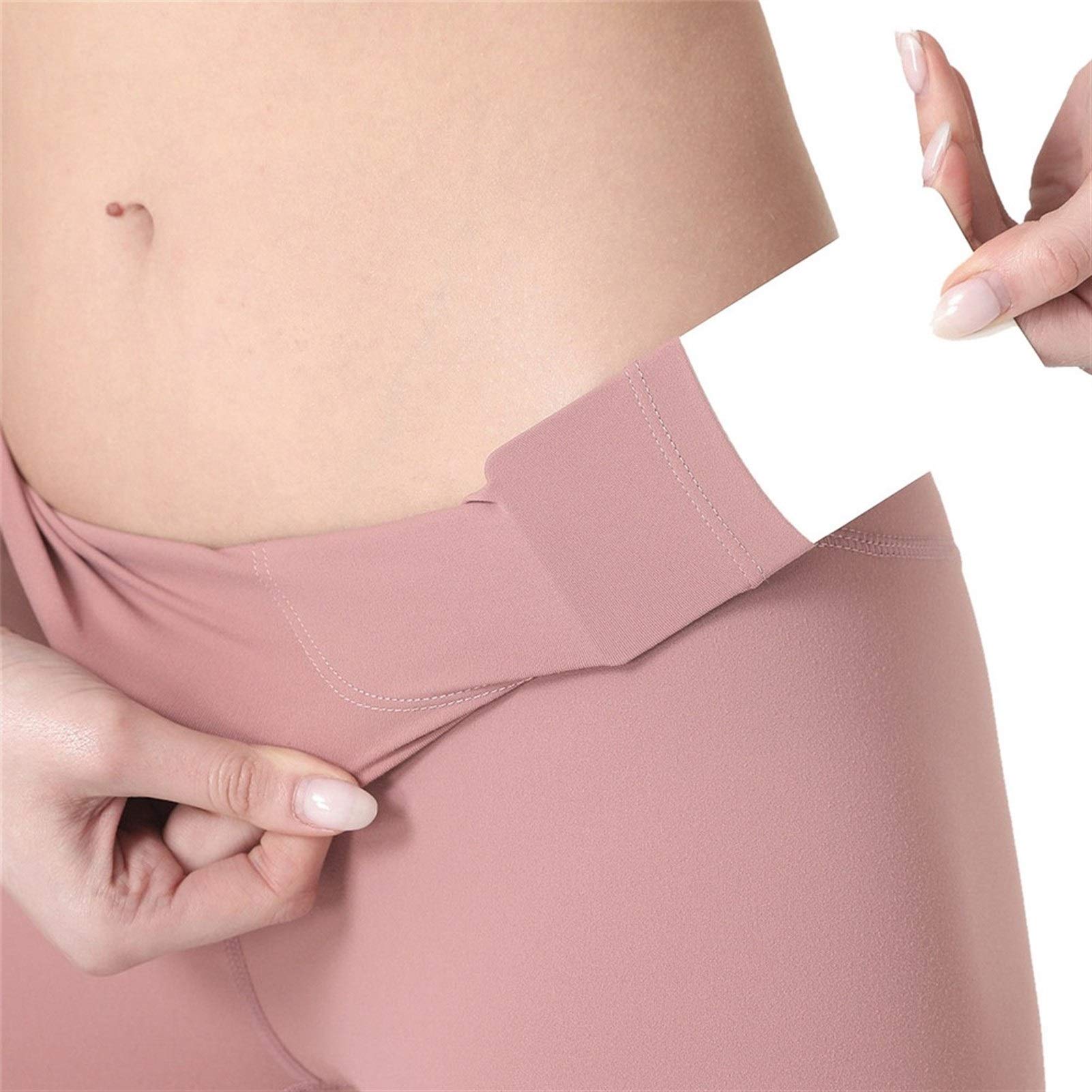 fitness legginsy damskie, Damskie Nagie uczucie Wysokiej talii Legginsy Legginsy Butt Lift Power Flex Slim Jogi Spodnie Aktywne Rajstopy Tummy Control Non See przez rozciągliwe sportowe legginsy do jo