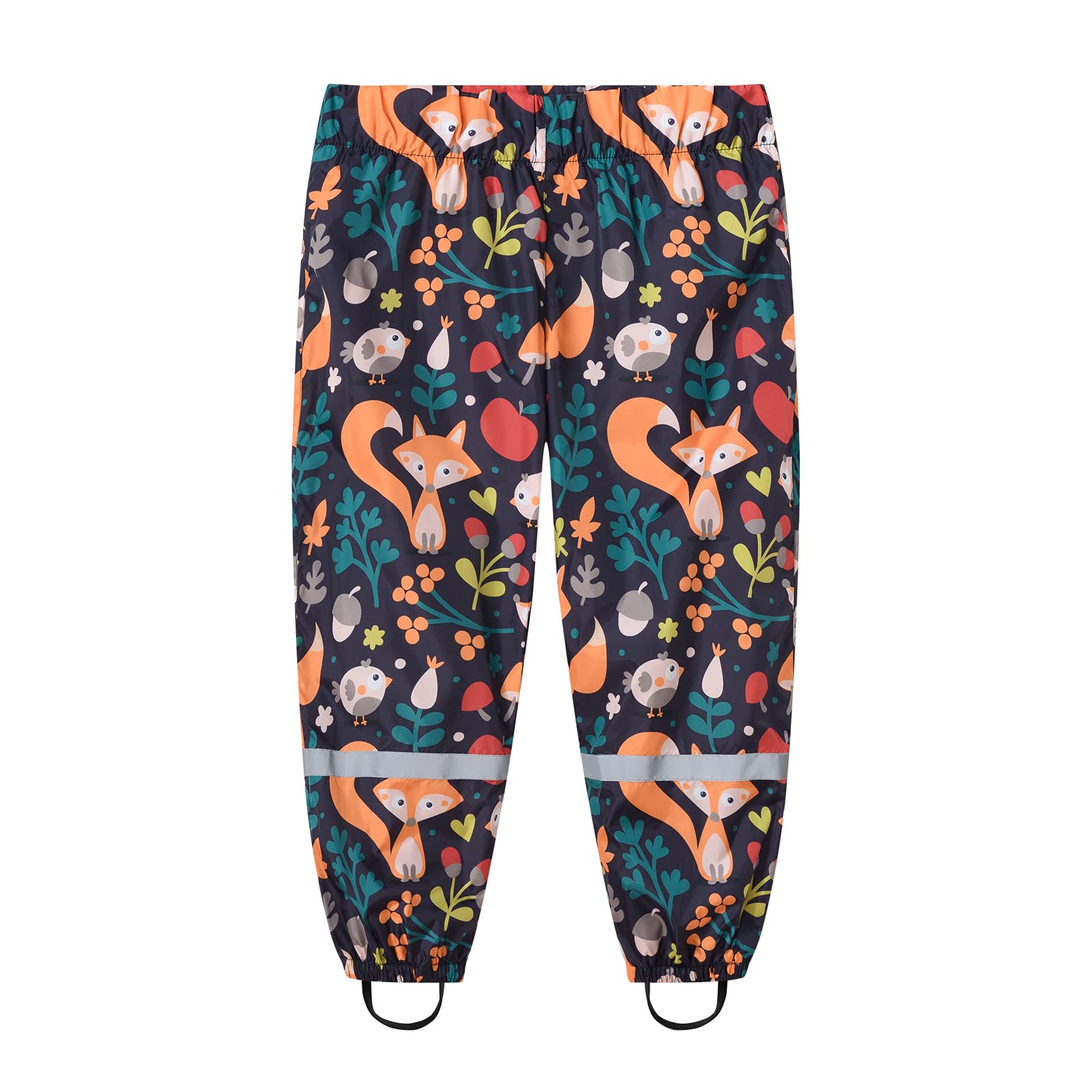 Générique Salopette Imperméable Filles Enfants Pantalon Coupe-Vent Pluie Boue Respirant Bébé Garçons Bas Extérieur Activités