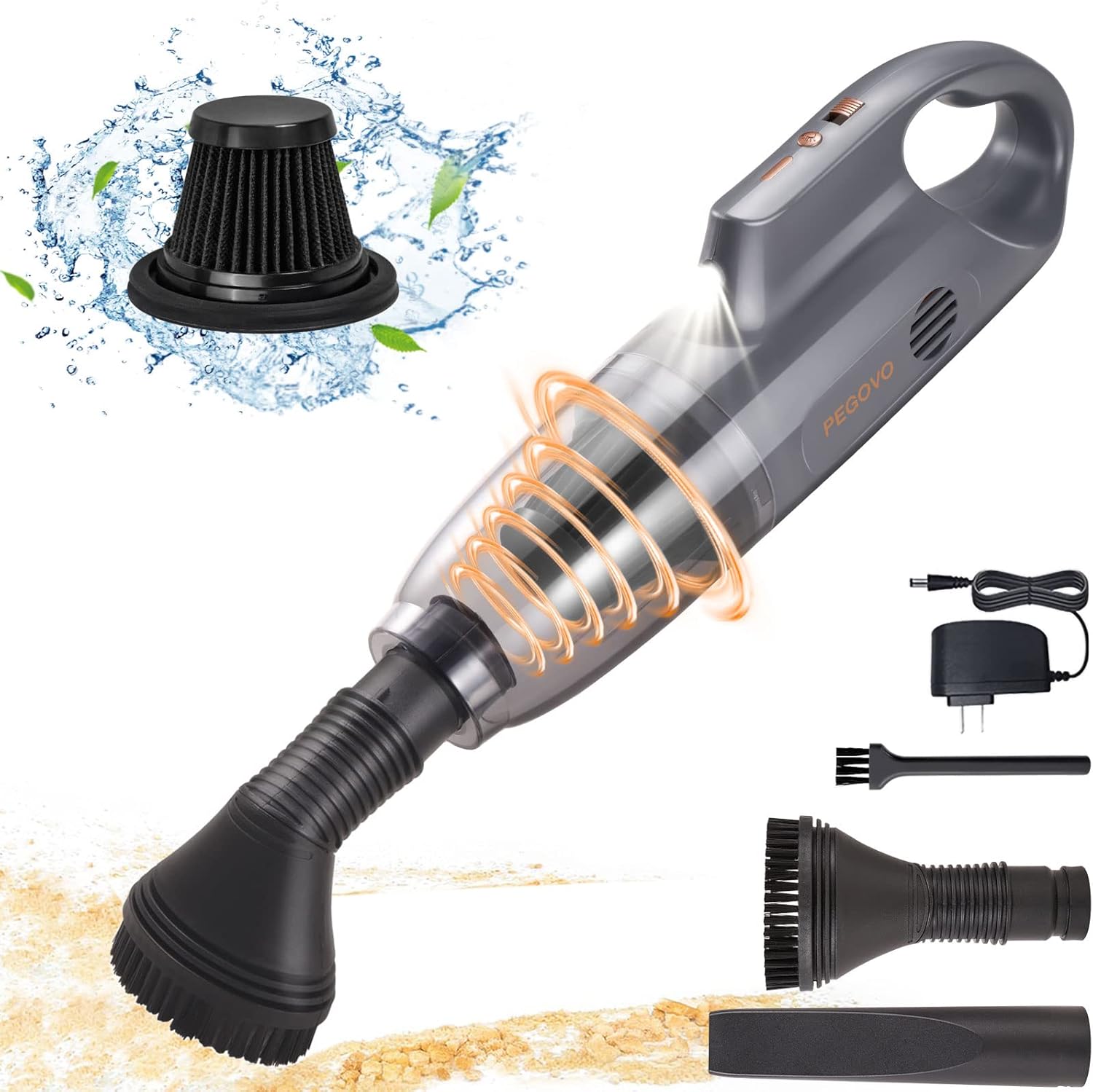 Handheld Vacuum Cordless,10K PA Hand Vacuum Cordless