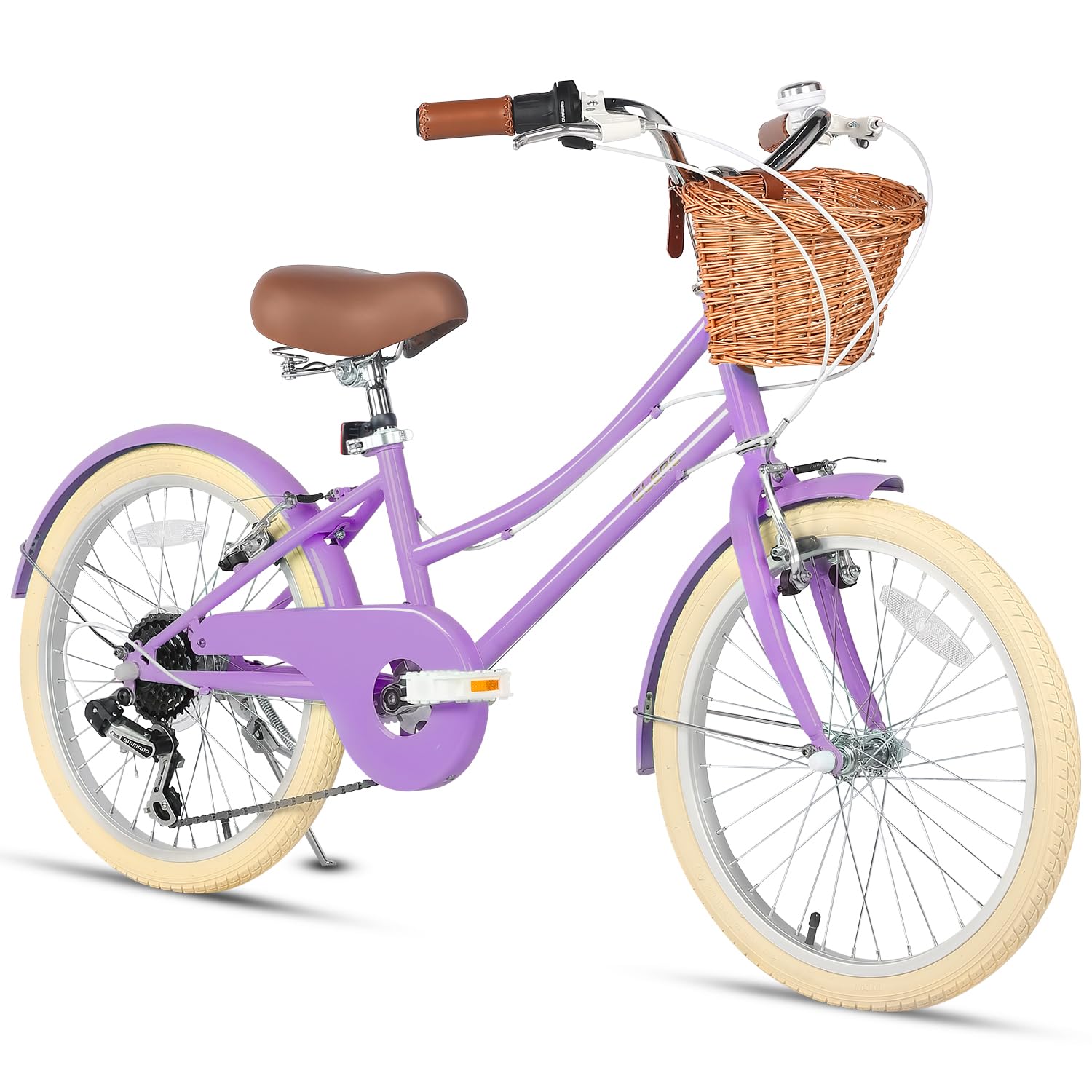 Glerc 20 24 26 Inch Beach Cruiser Bike for Over 6 Years Old Girls and Teen