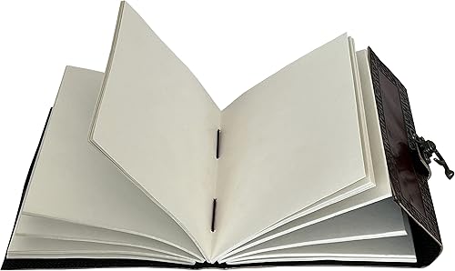 Miniatura 5 de Diario de piel con piedra semipreciosa y hebilla de cierre un regalo para él o ella