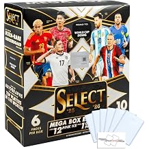 2025-26 Select Soccer Road to World Cup 2026 Mega Box with 60 Total Trading Cards + 6 Toploaders and StreetCards Magnet! Look for The Ultra-Rare Checkerboard Parallels!