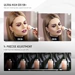 NEEWER Esthetician Light with Phone Holder & Travel Bag Kit, Support 2.4G/PC/MAC Control & Separate Control of 2 LED Light Heads, CRI98+ Bi Color Stepless Dimmable Tattoo Lighting Lash Lamp, BH40B