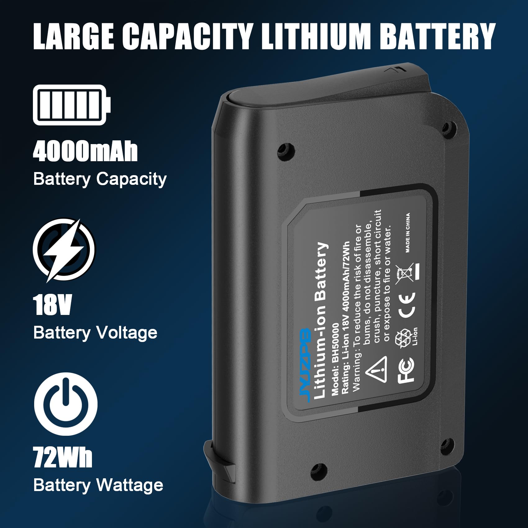 CellePhone Batteria Li-Ion 2600mAh 14,4V Per Robot Aspirapolvere Deik MT820 E Infinuvo MT820 Hovo 700