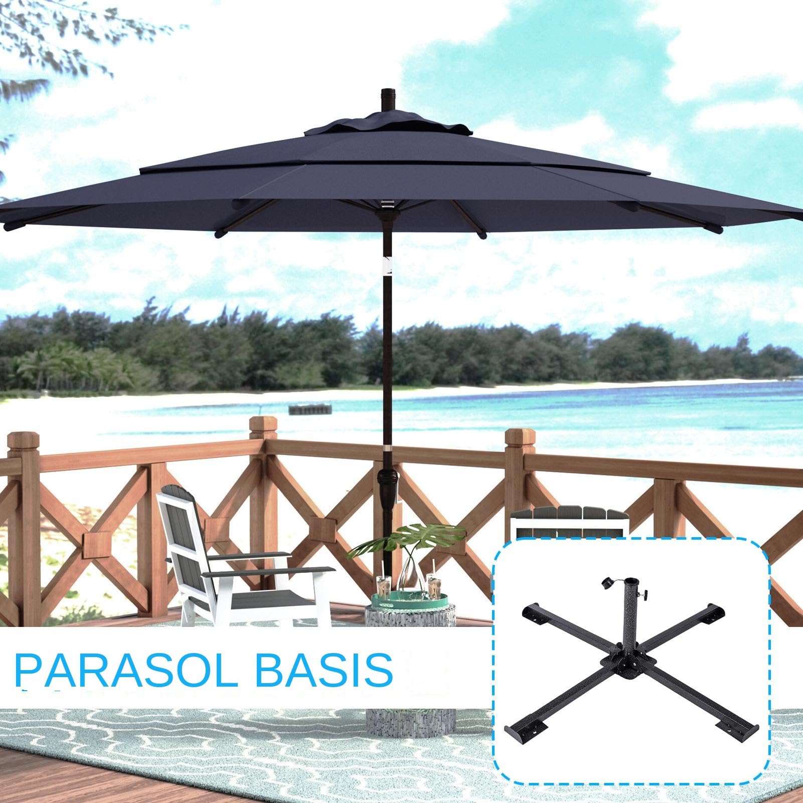 Podstawa Do Parasola Ogrodowego Metalowy Na Parasol Ogrodowy