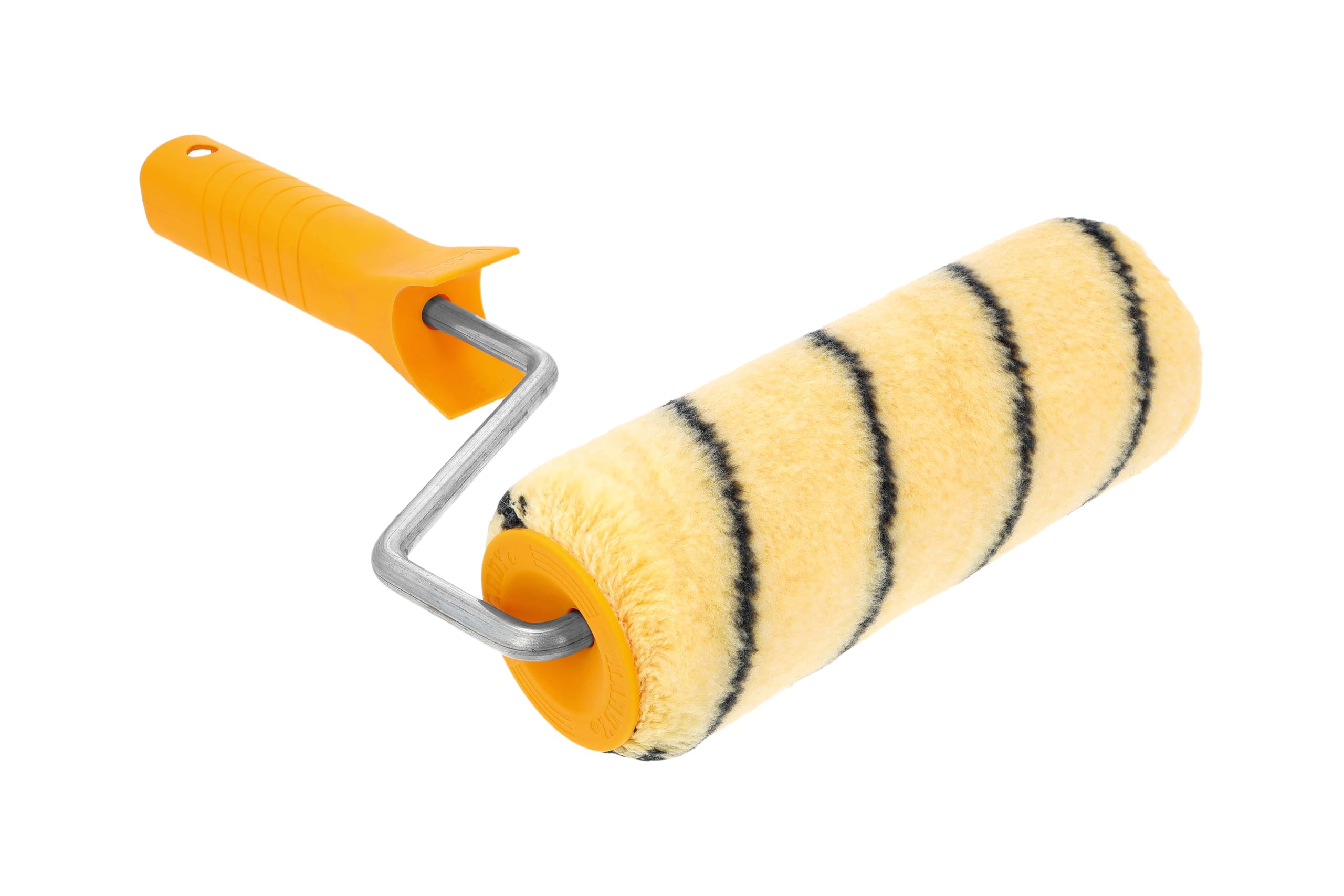 Hardy Working Tools - Kit Rullo 2 Pezzi: 1 Manicotto Largho da 18 cm + Montura Pelo in Poliestere Hardstar 13 mm Ø48 mm, DuoSystem Scorrimento fluido, Per Pareti e Soffitti – Finitura Liscia