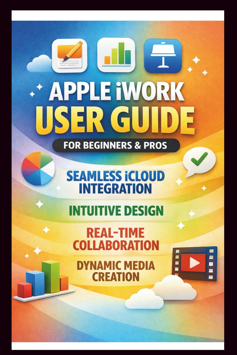 Apple iWORK User Guide For Beginners And Pros: Step-by-step manual to effortless iCloud integration, Intuitive design, real-time collaboration, and dynamic media Creation. (Tech Made Easy)