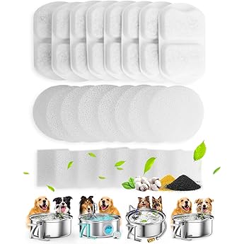 oneisall Dog Water Fountain for Large Dogs,7L/230oz/1.8G Stainless Steel Dog Fountain Bowl Super Quiet with Triple Filtration,Great for Large Dogs Cats and Multi-Pet Home