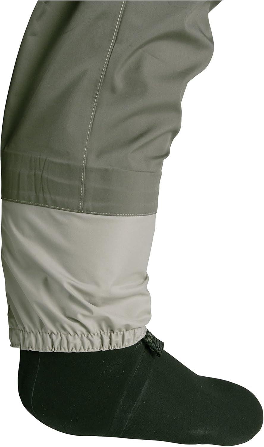 Allen Company Platte Pro Breathable Stockingfoot Fishing Chest Wader, Large, Gray