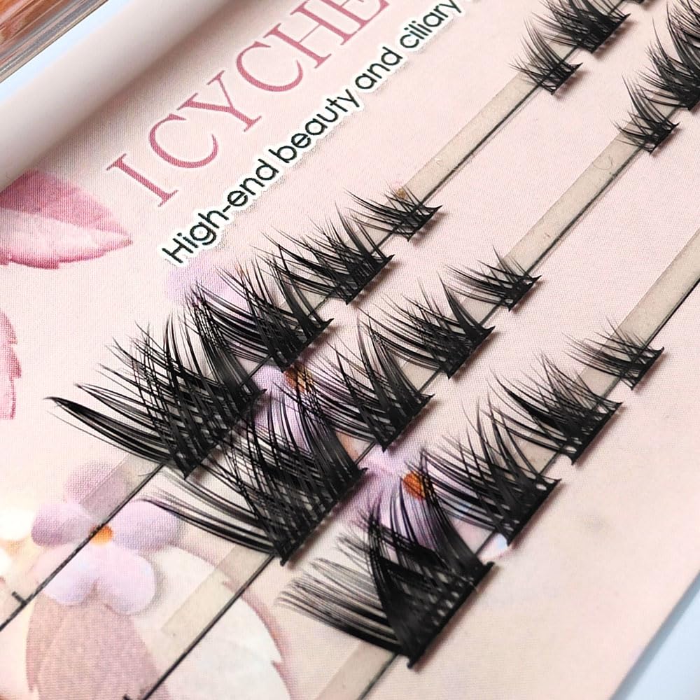 Fox Eyes Individual Lashes False Eyelahses Cluster Cat Eye Flulffy Segmented Eyelash Extension Wispy Soft Reusable Makeup Tools