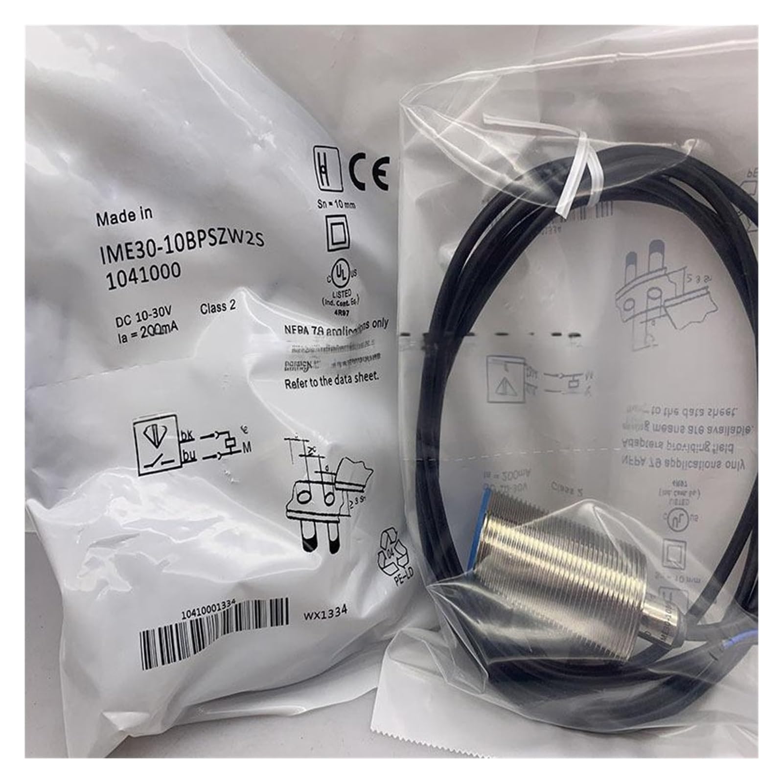 Capteur de proximité IME18-05BNOZW2K détection métallique NPN
