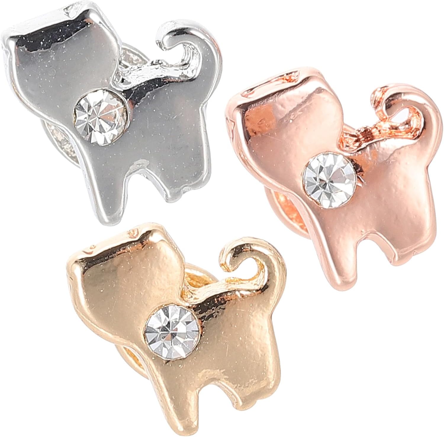 3pcs 38mm Stainless Steel Nail Studs for Watchbands | Decorative Clip Charm, Easy to Use and Not Easy to Fade, Compatible with Smartwatch Strap