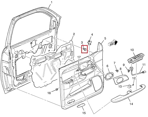 Miniatura 6 de Rexka Clip de retención para panel de moldura de puerta, 20 unidades, 11519031, compatible con GM Chevrolet Hummer H2 Equinox Camaro GMC Terrain