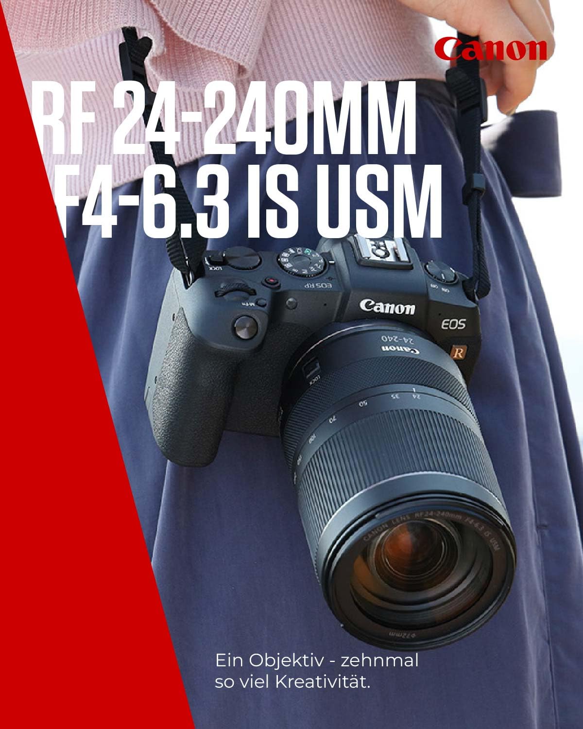 Canon RF Lens 24-240 mm F4-6.3 IS USM - 10x Wide Angle and