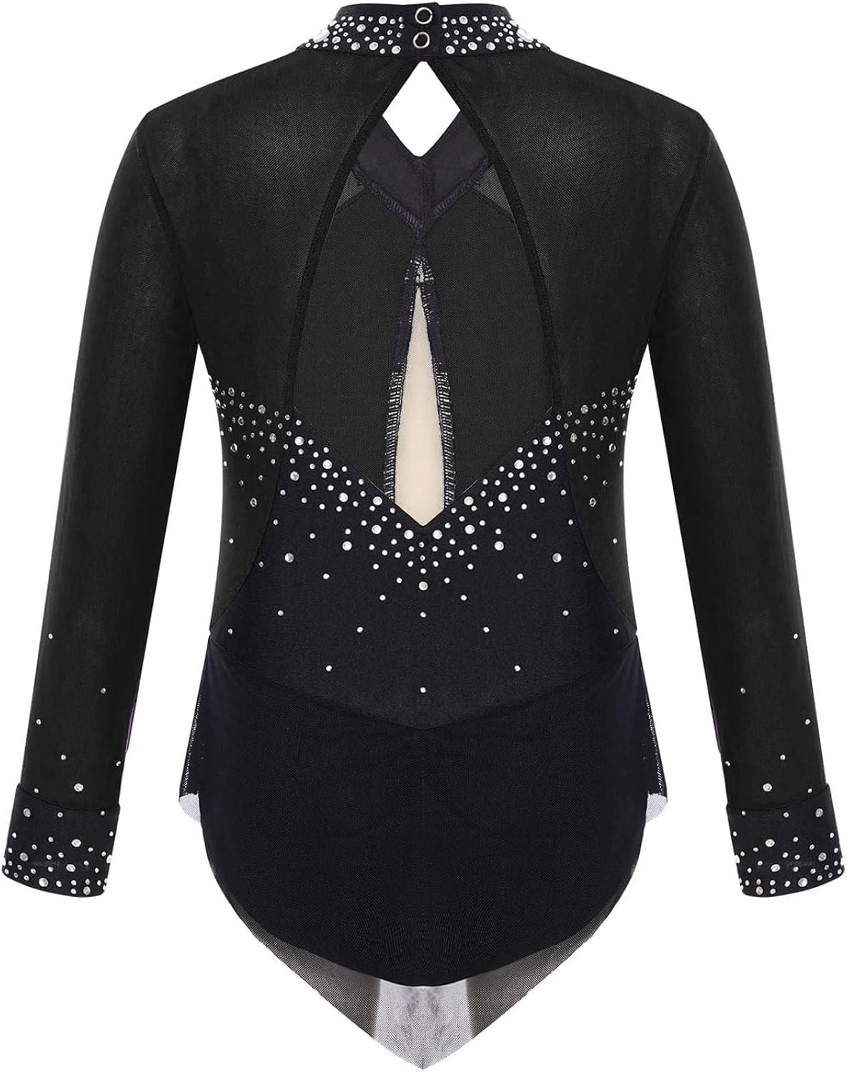 Leotards for Girls Gymnastics Outfit Figure Skating Jumpsuit Sparkly Dance Unitards Activewear Set