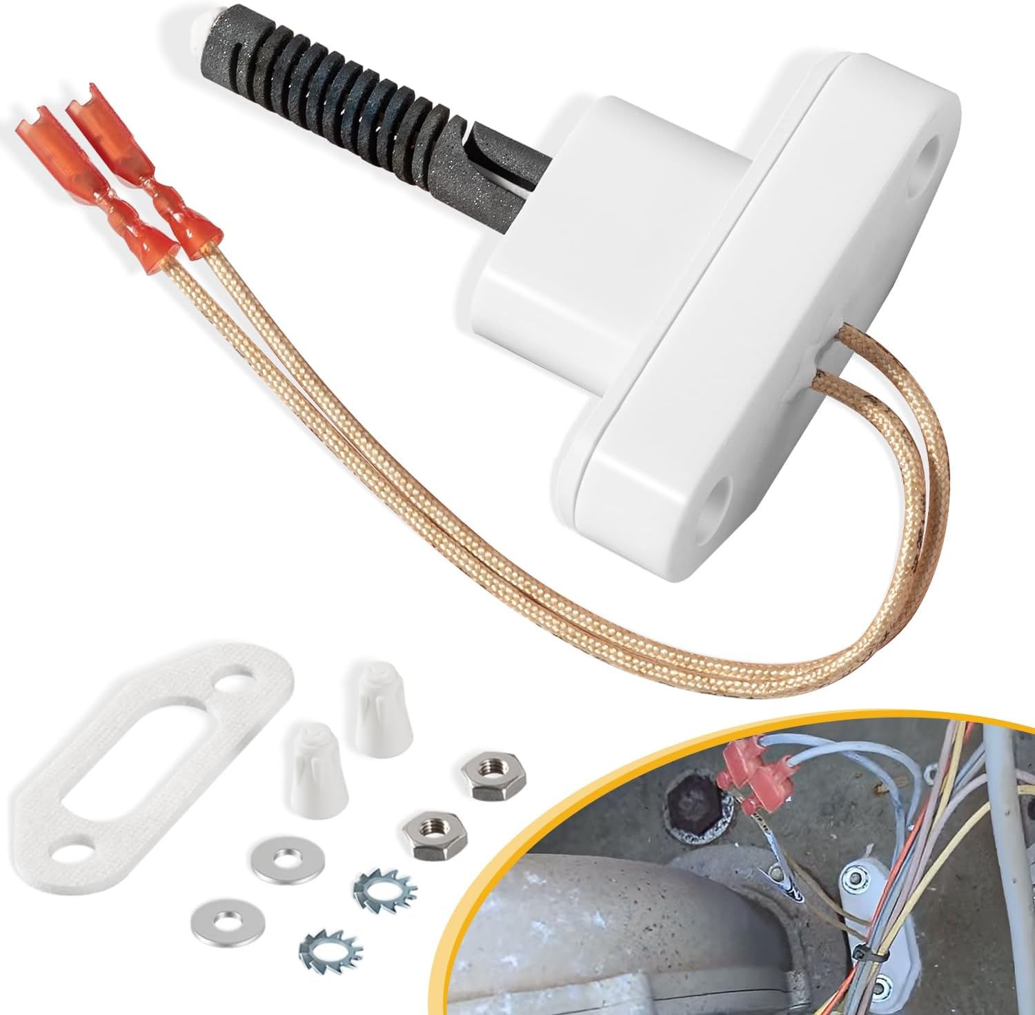 Bonbo R0457502 Hot Surface Ignitor Replacement for Jandy JXi 200, 260 and 400 Series Swimming Pool Hot Tub & Spa