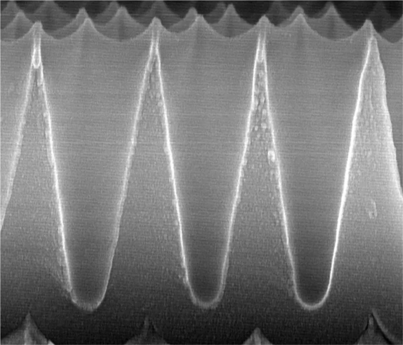 sujeniir V-Shaped Hole AAO Template, V-Shaped Single Pass, Tapered Hole, Inverted Tapered Hole AAO, Porous Alumina(VS125-040-250)