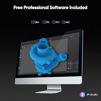 3DMakerpro Moose Lite 3D Scanner for 3D Printing - 0.05mm, NIR Light