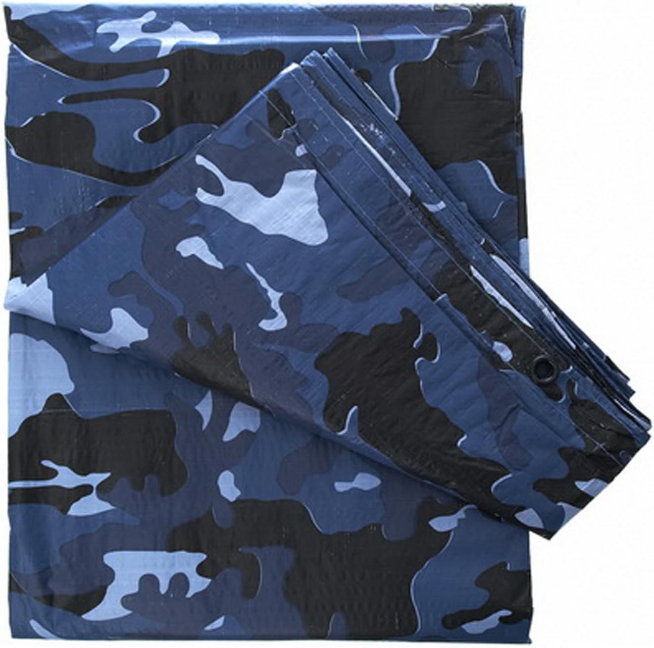 Camouflage Tarpaulin Blue 6 m x 3.5 m