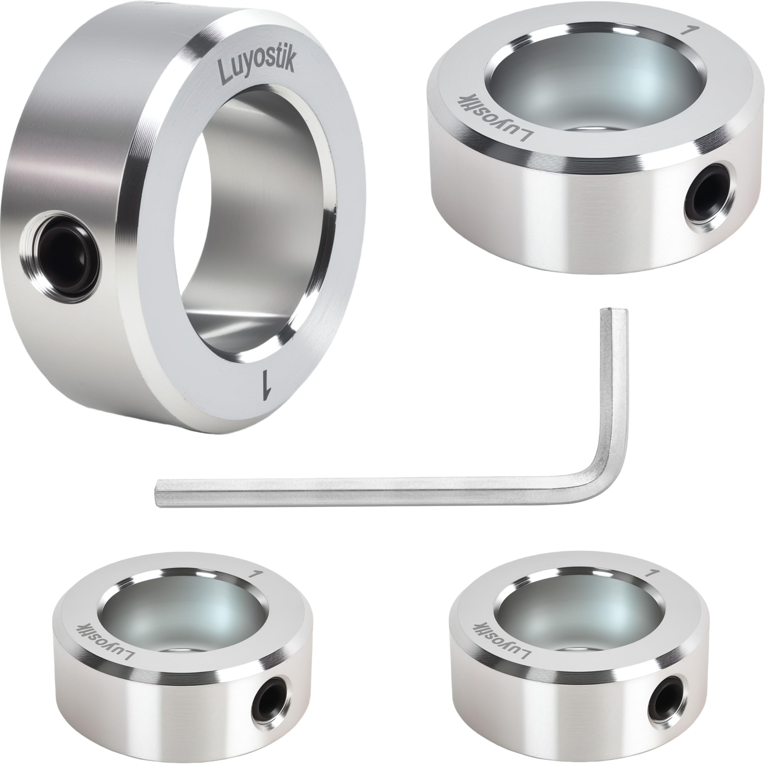 Zinc Plated Shaft Collars - 8 Pack -23 Zinc Plated Shaft Collars - 8 Pack -23