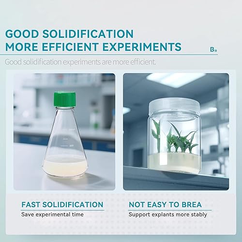 Miniatura 3 de Polvo de agar nutritivo 8.82 oz para proyectos científicos Produce 10.8 litros de medio de cultivo Agars de grado microbiológico de alta