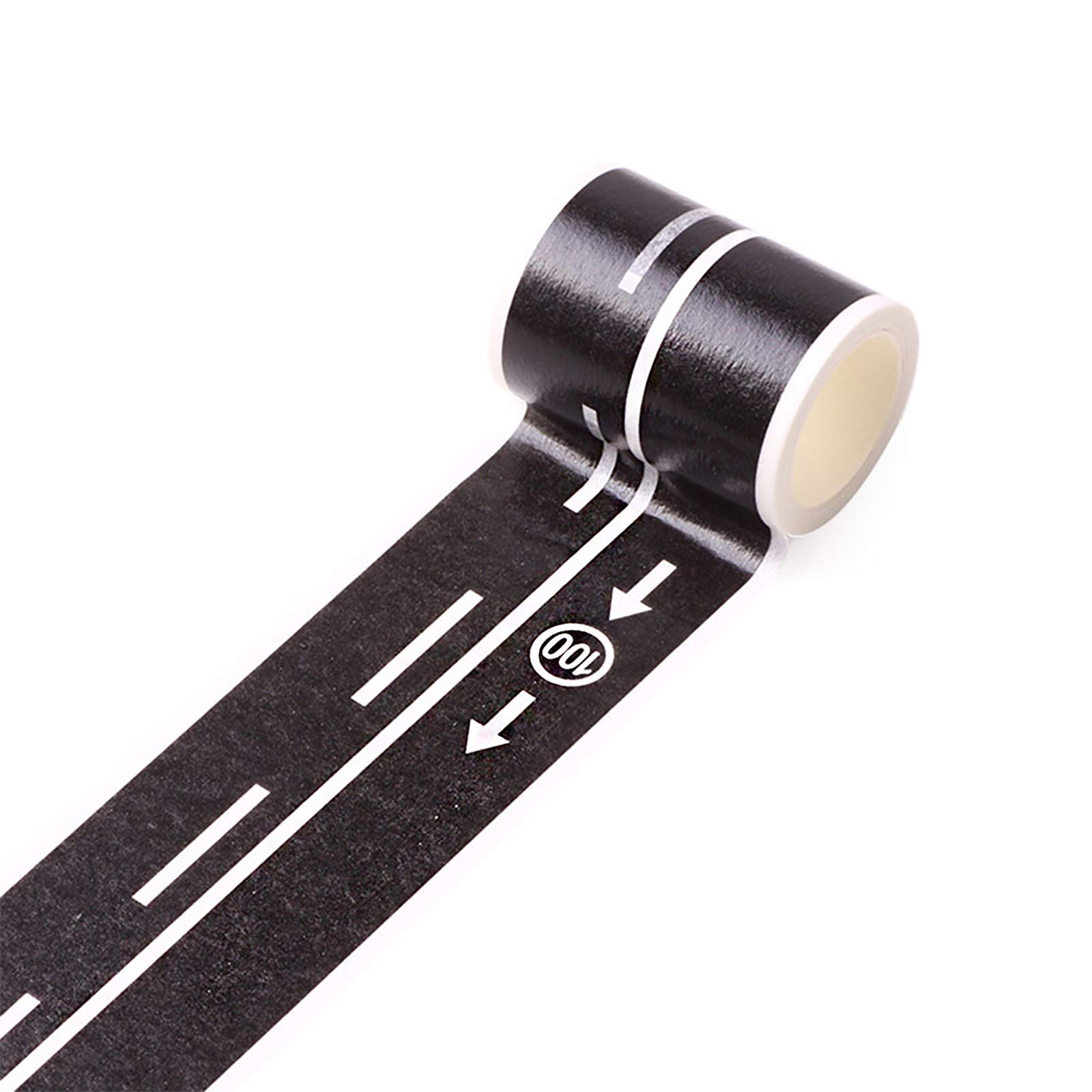 Nastro Adesivo Per Strade Giocattolo, 2 Rotoli Da 5 Cm X 5 M, Per Bambini, Fai Da Te Piste Auto - 2