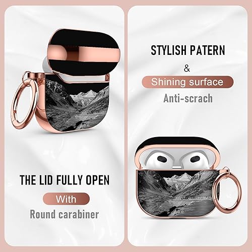 Vista 190 de Maxjoy for AirPods 2nd Generation Case, Unique Design Hard Protective Shockproof Airpods Case Cover with Keychain Compatible with Apple AirPods Sea