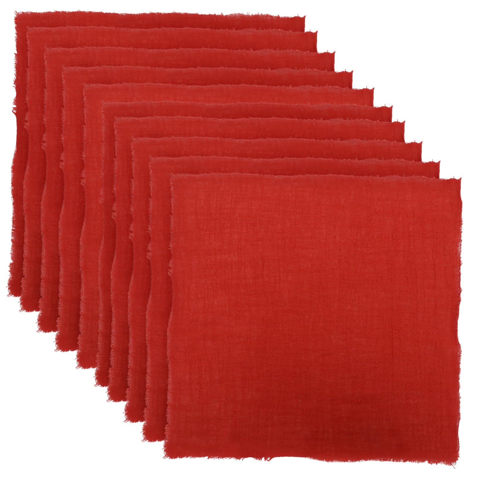 Serviettes lavables et réutilisables à pompons pour décoration de table de mariage