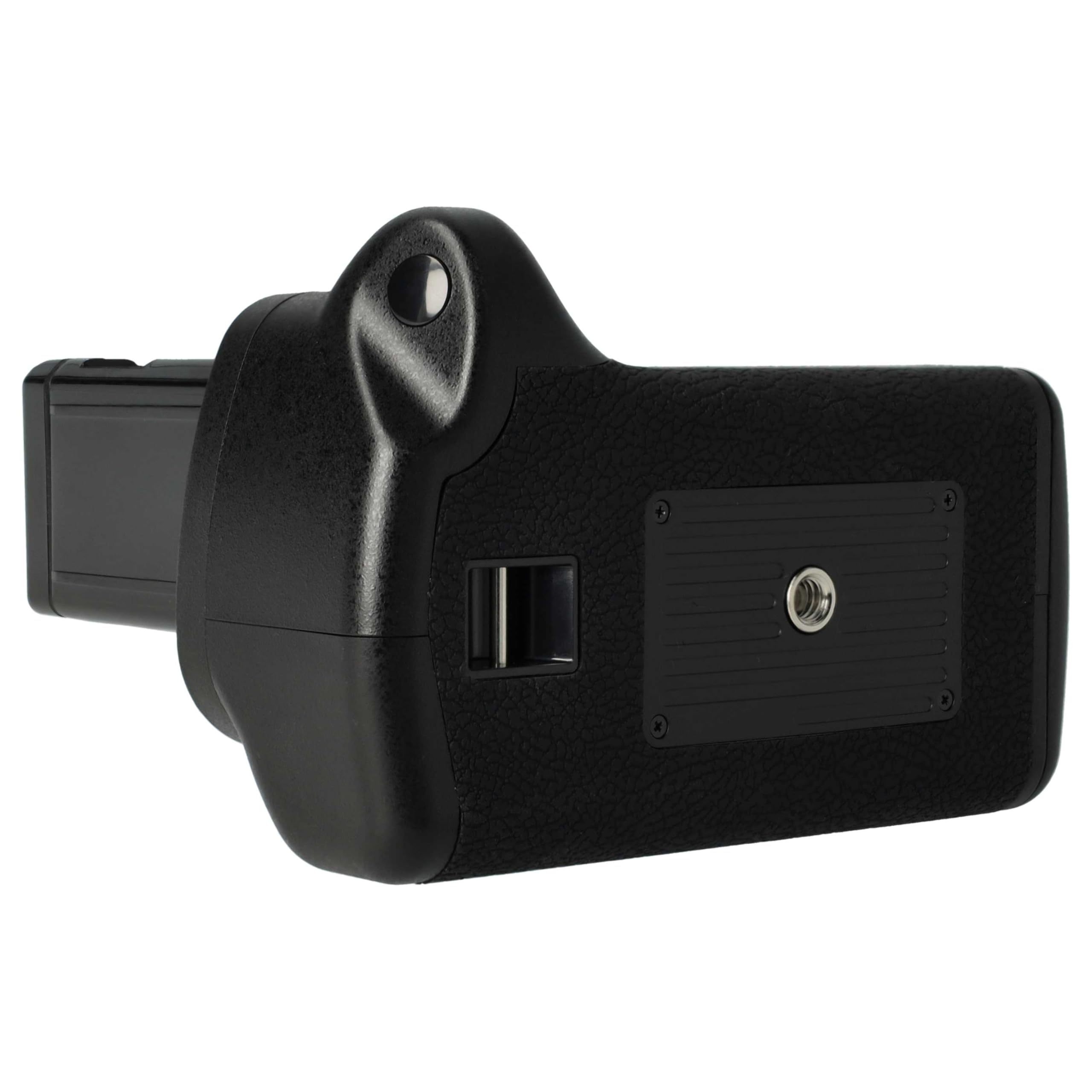 vhbw impugnatura battery grip compatibile con Nikon D5100, D5200, D5300 fotocamera reflex, incl. ghiera di selezione, plastica/metallo