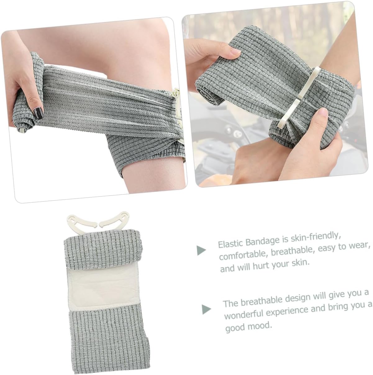 Elastic Cotton Tactical Bandage Wrap Breathable Sports Tape for Knee Ankle Wrist Support and Injury Fixing Lightweight and Skin-Friendly First Aid Wrap for Outdoor Training