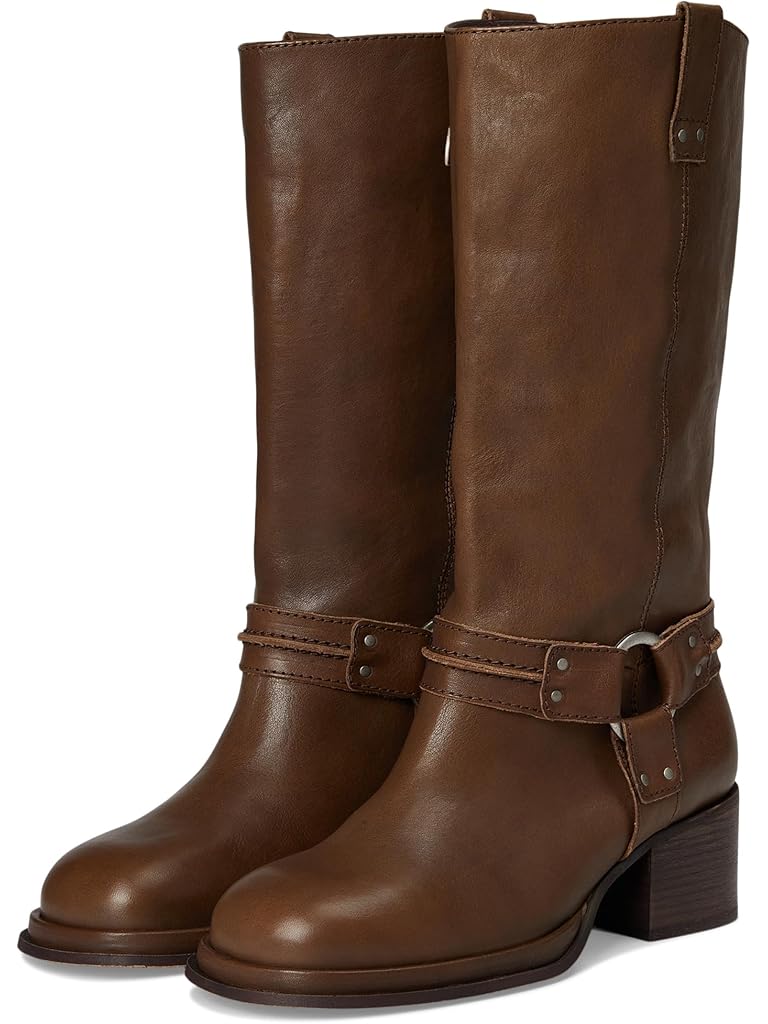 Brown Free People Anok Harness Moto Boots