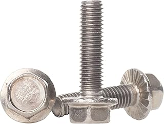 6mm / M6 x 16 A2 Stainless Steel Serrated Fla...,