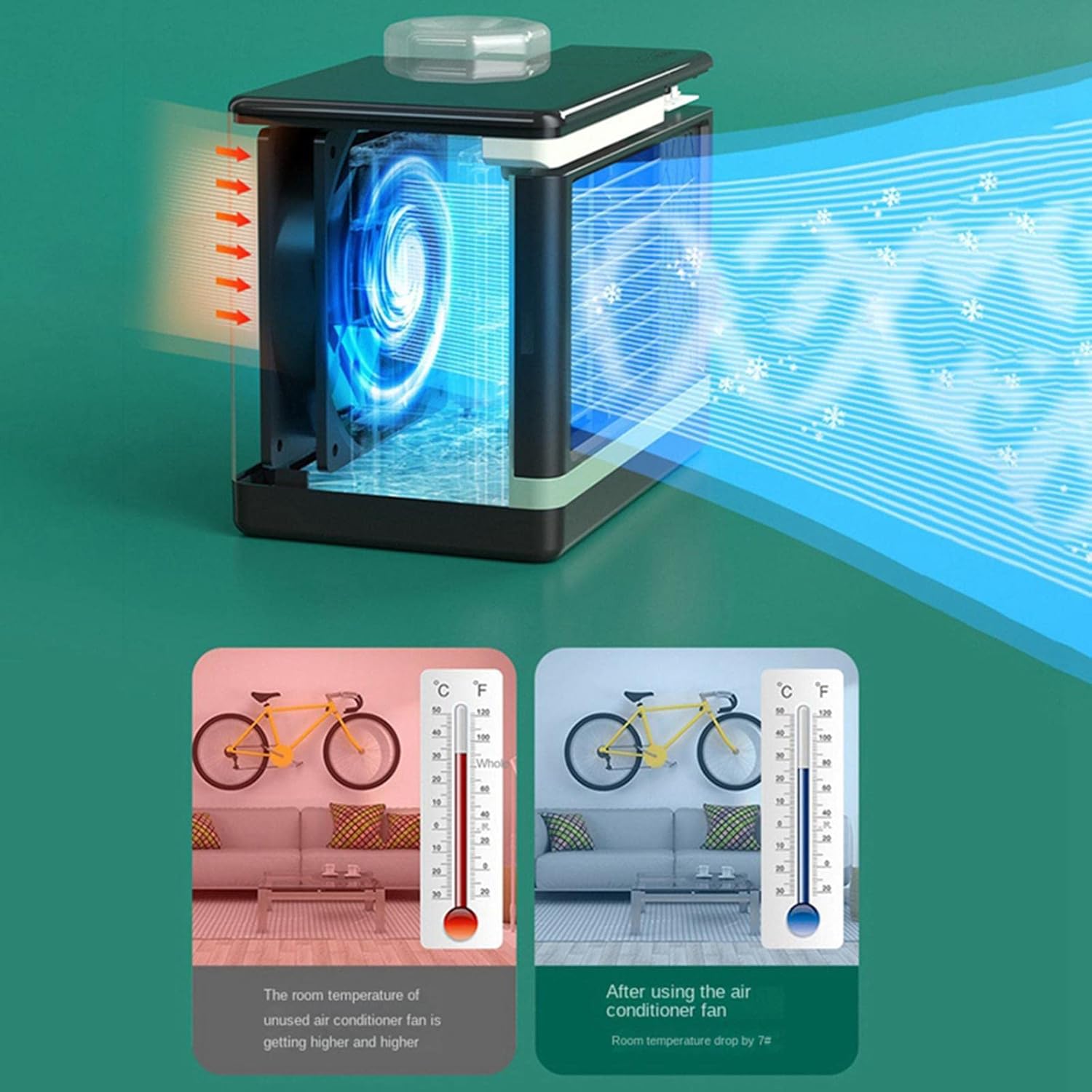 Ms Enterprise Portable Cooler Air Conditioner Evaporative Super Chill