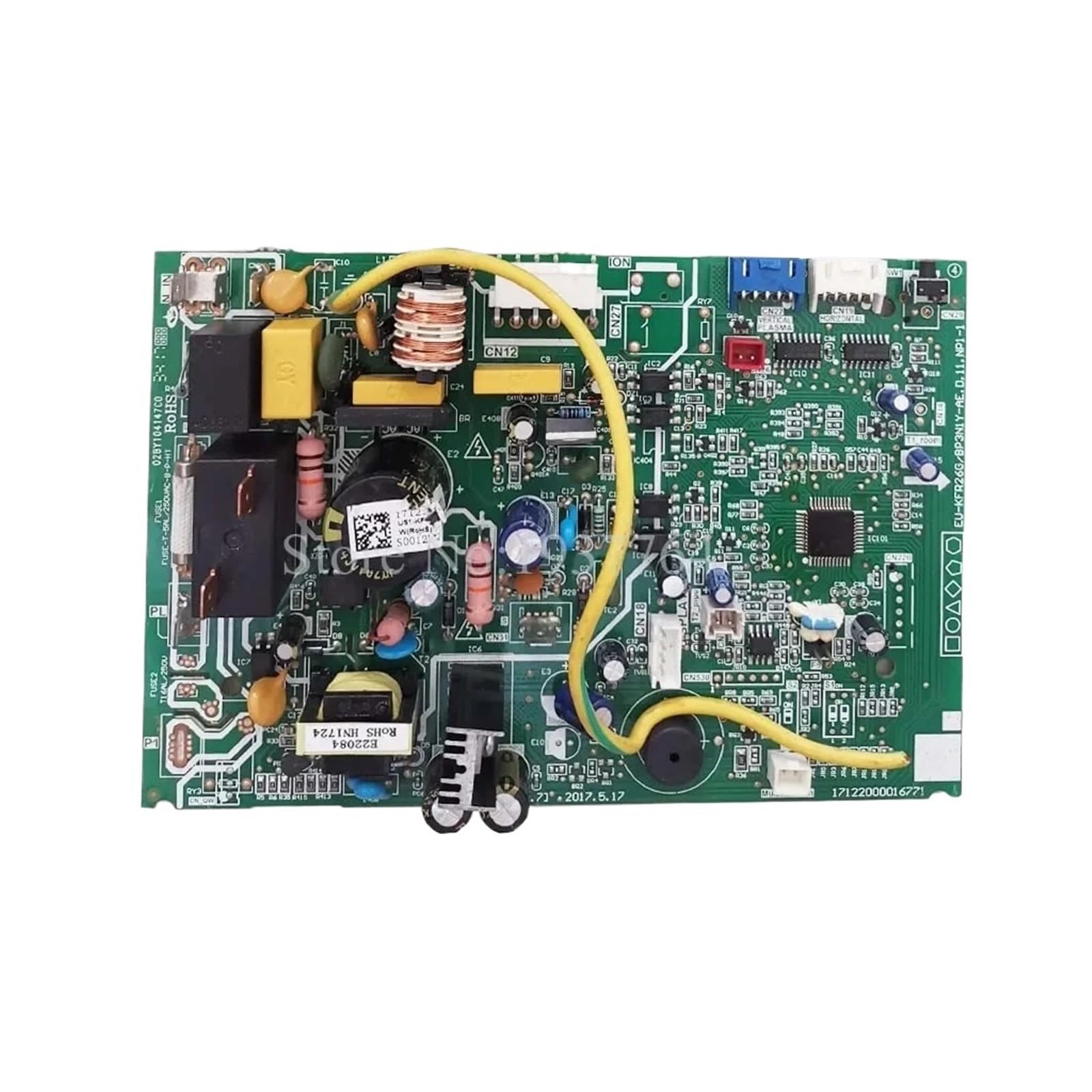 Pmnvbcytq A Board ，Compatible For Midea，Air Conditioner Indoor Unit Control Board Eu-Kfr26g/Bp3n1y-Ae.d.11.np1-1 Pcb 17122000016771(A Board)