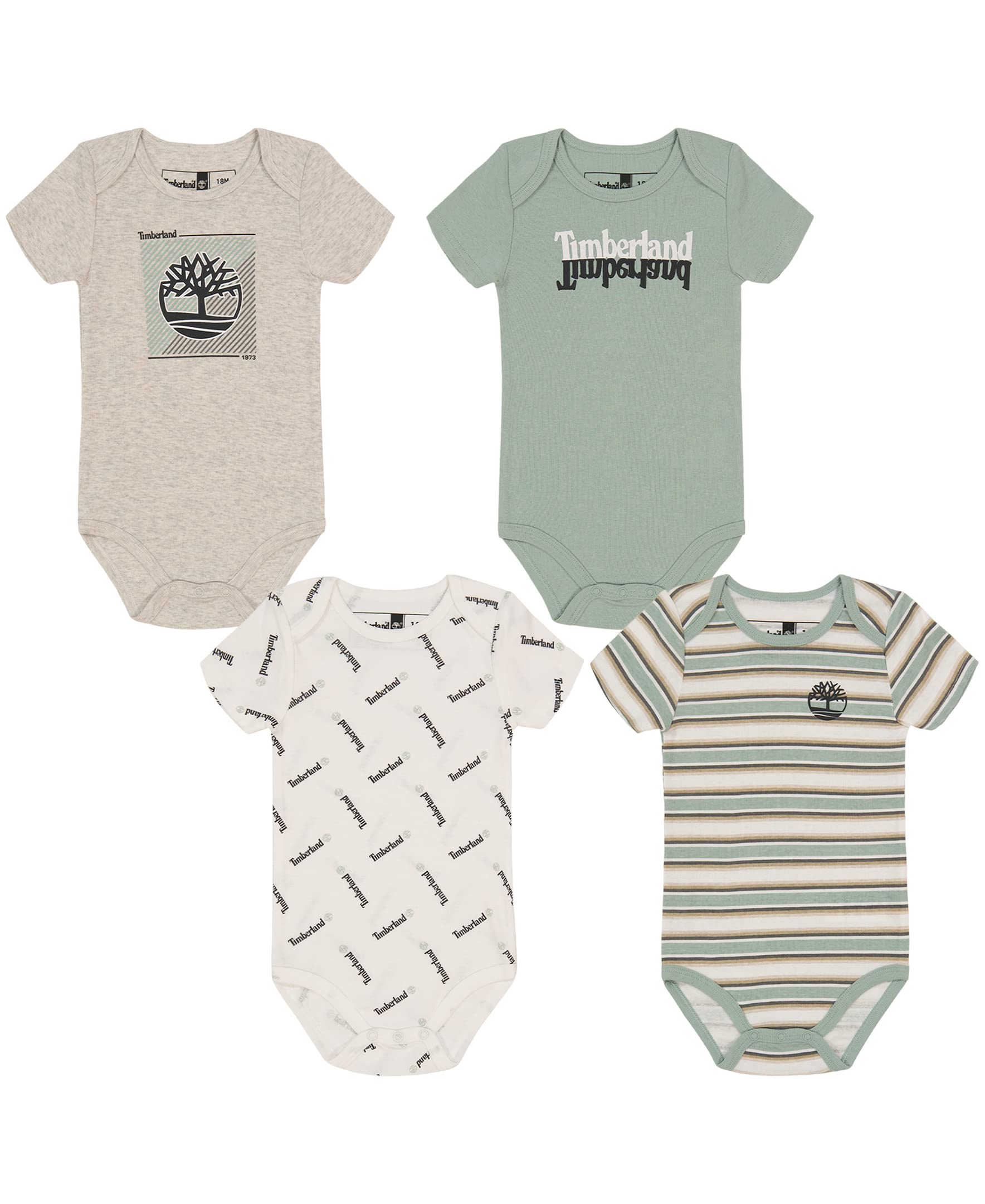 Timberlandbaby-boys 4 Pieces Pack Bodysuit