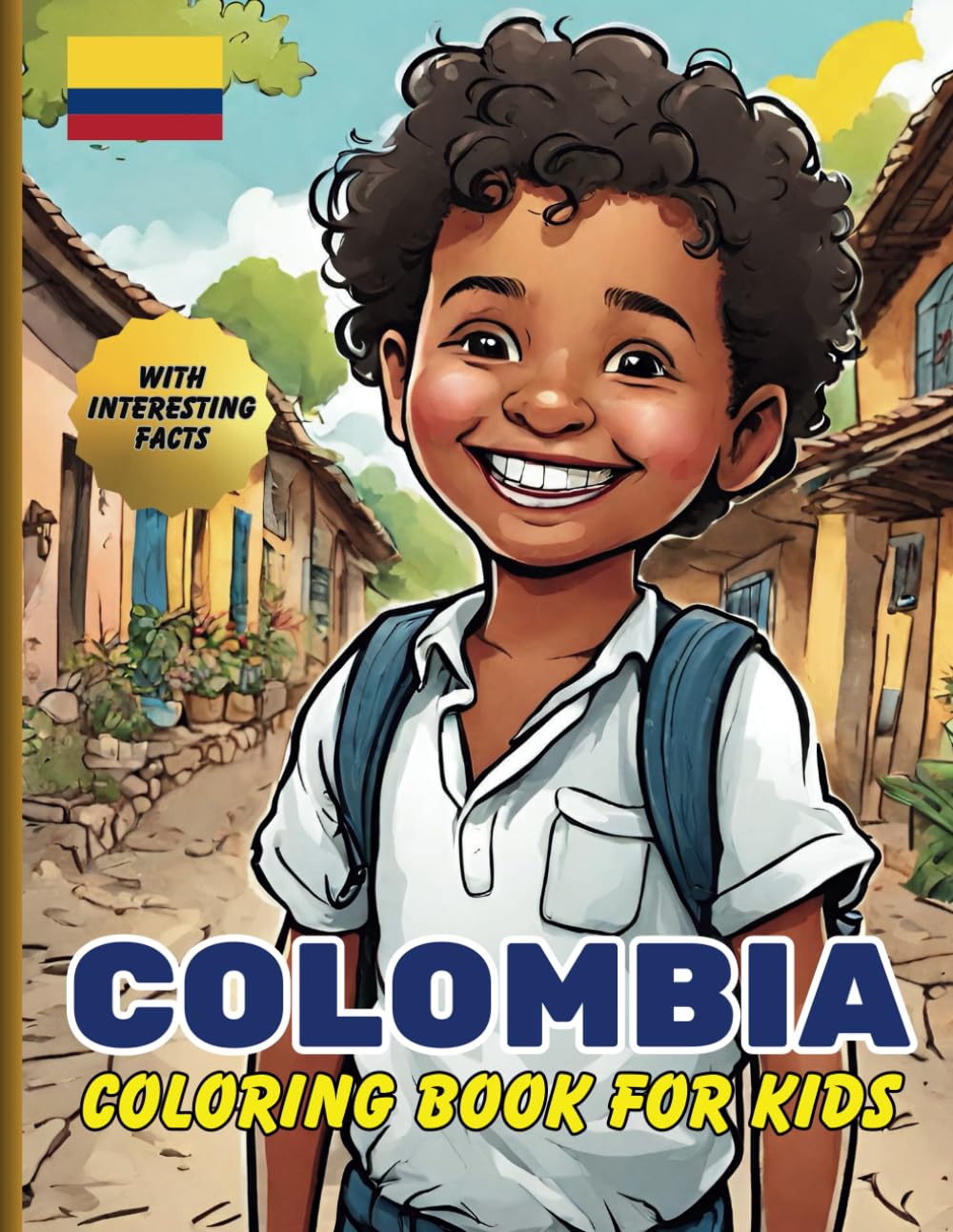 Colombia Coloring Book For Kids: With Interesting Facts