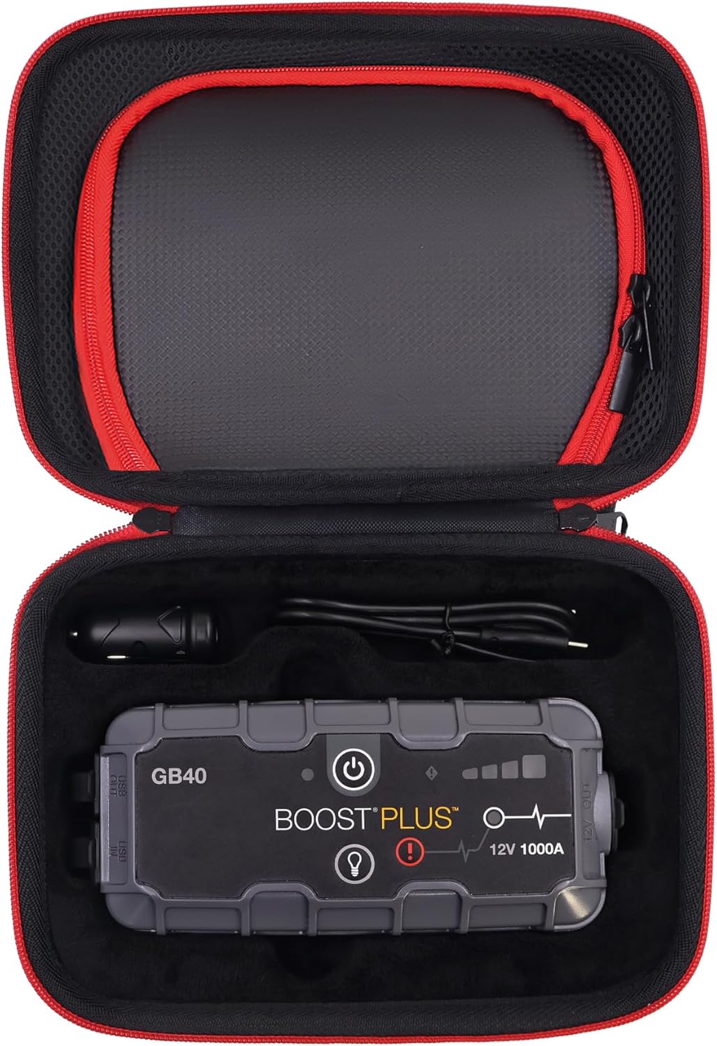 EVA Case Compatible with Boost GB40 / Boost GB20 / Boost GBX45 UltraSafe Jump Starter Lithium Battery Booster Pack and A