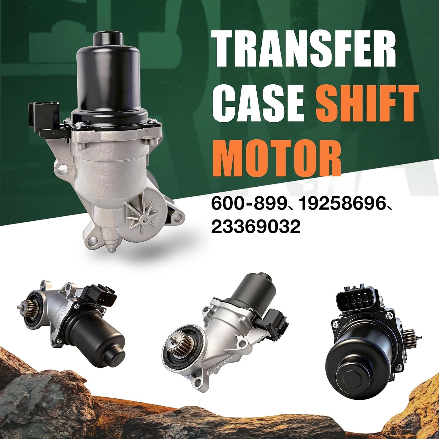4WD Transfer Case Shift Motor Actuator Compatible with Chevrolet Silverado Tahoe Suburban Avalanche Colorado,Compatible with GMC Sierra Yukon Canyon Canyon Escalade 2007-2018, 19258696 600-899
