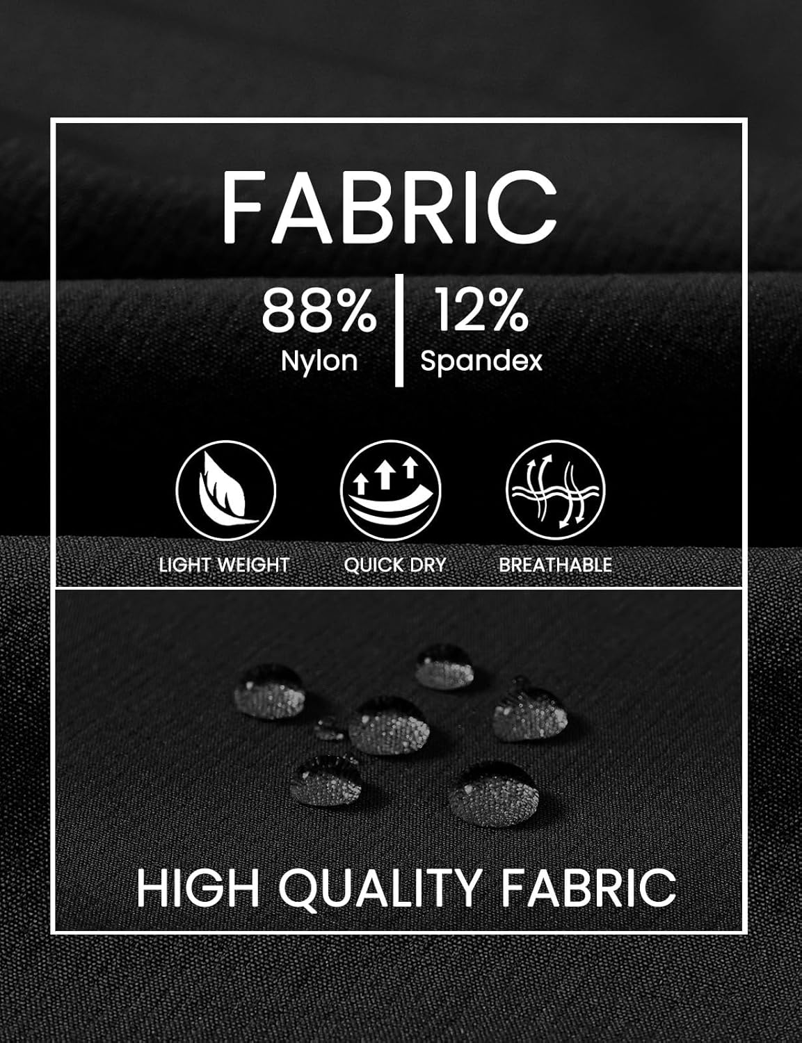 TBMPOY Men's Golf Shorts 9" Lightweight Quick Dry Hiking Cargo Shorts Casual Travel Outdoor with 4 Pockets - Image 5