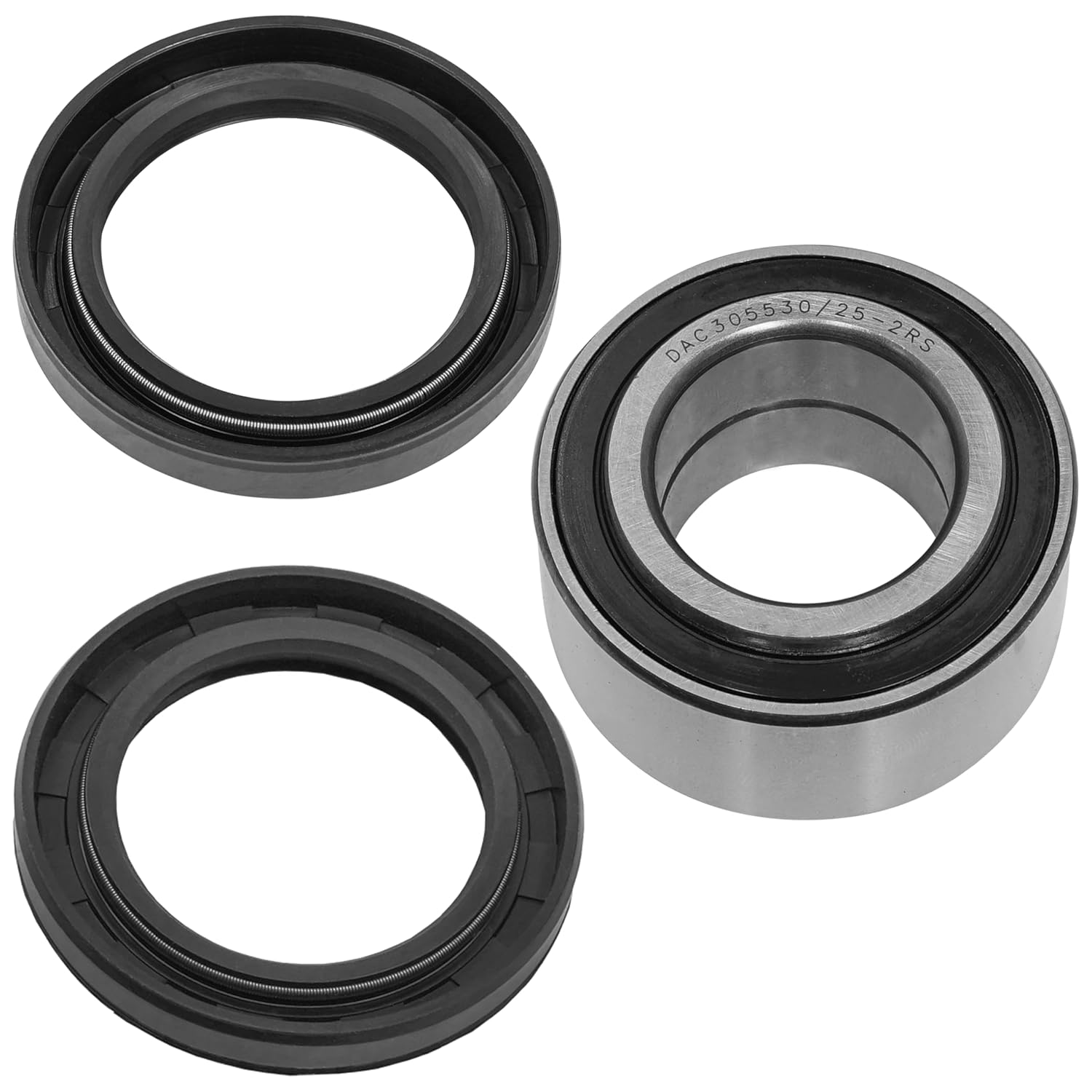 Caltric Front Suspension Ball Bearing & Seals Kit Compatible with Arctic Cat 375 2002 454 1998