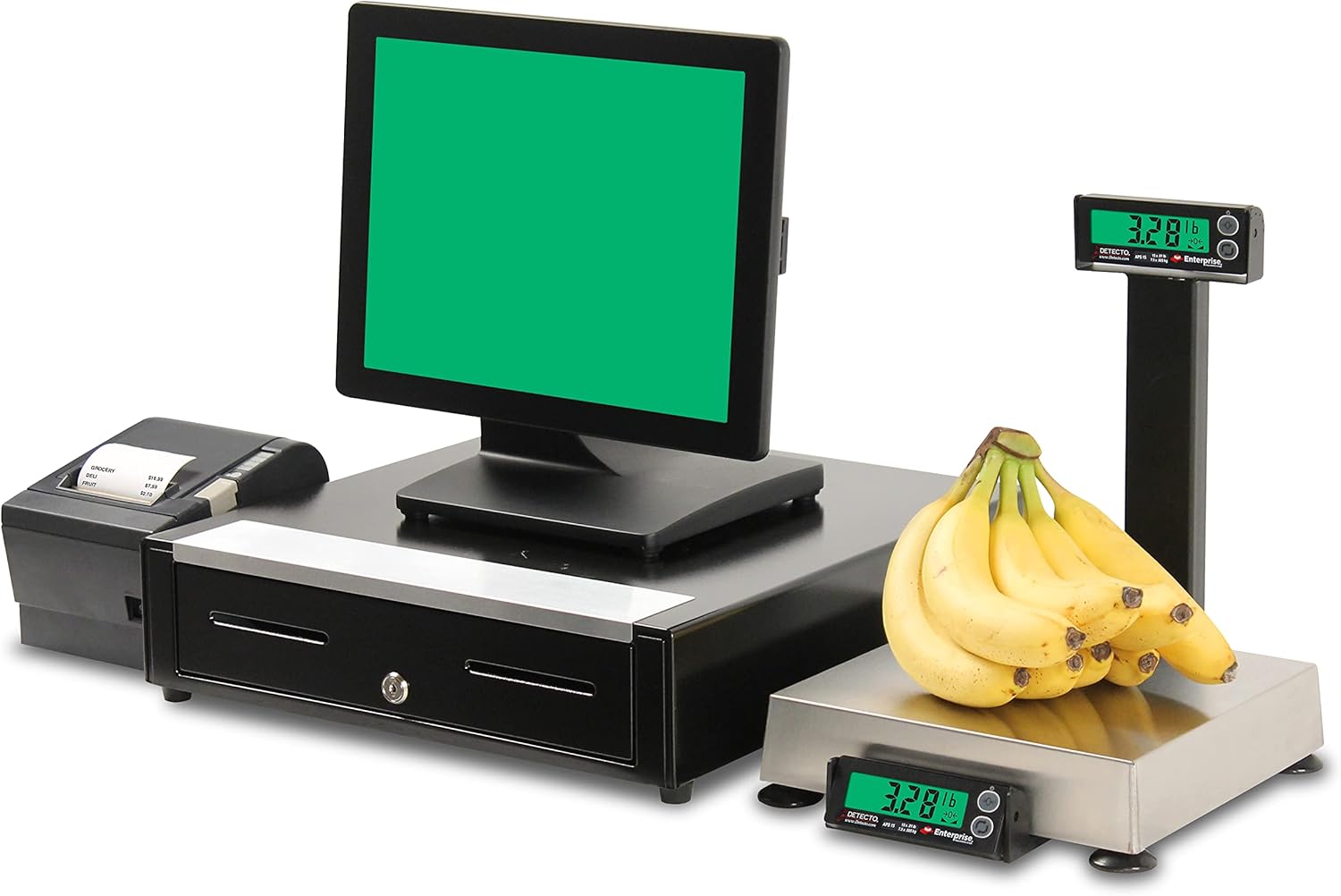 Detecto BT-1214 Ball Top Transfer 12" x 14" platform 1.32"H from platform stainl