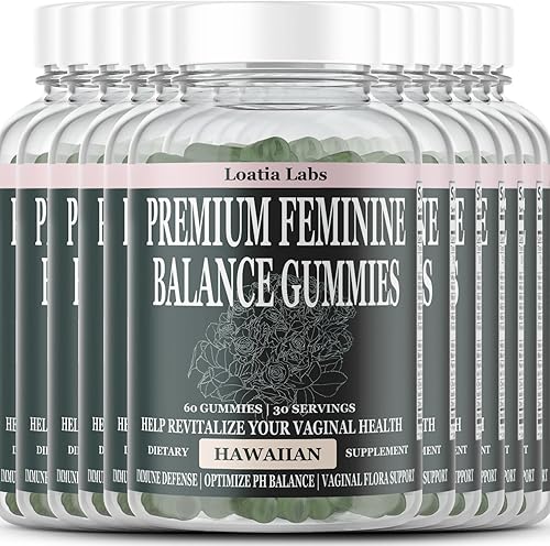 Vital Premium - Gomitas de equilibrio femenino para la salud y el bienestar y la nutrición de las mujeres, apoyo inmunológico, vegano, sin gluten y