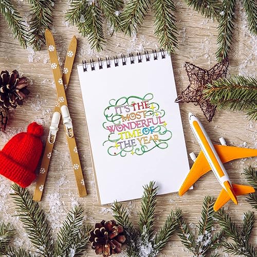 Miniatura 5 de Juego de troqueles de palabras de Feliz Navidad para hacer tarjetas, juego de troqueles de corte de letras de Navidad, plantillas de felicitación de