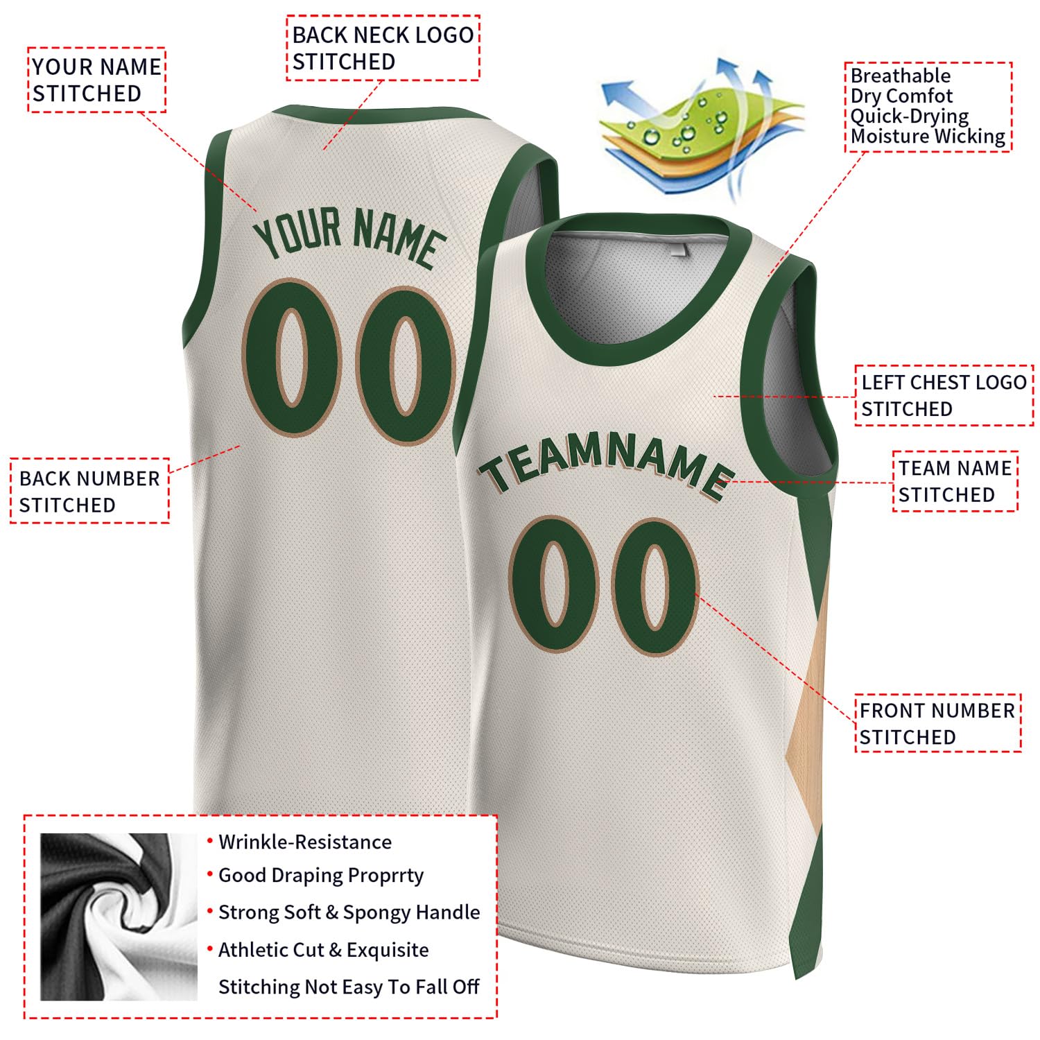 Ytuhloe Custom Basketball Jersey Sleeveless Athletic Mesh Basketball Shirts Personalized for Men Boys Women Youth
