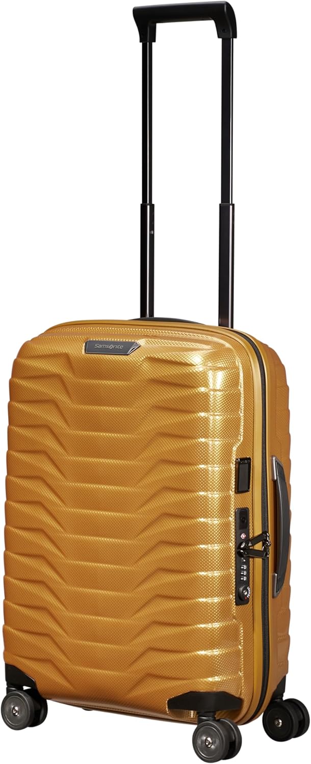 Samsonite Proxis Medium Hardside Luggage with Dual Spinner Wheels - Innovative Roxkin™ Lightweight Shell With Ultimate Durability- Includes TSA Lock, Ergonomic Telescoping Handle - Honey Gold Medium Spinner Honey Gold image 5 of 5 B0DT4P3VQ2